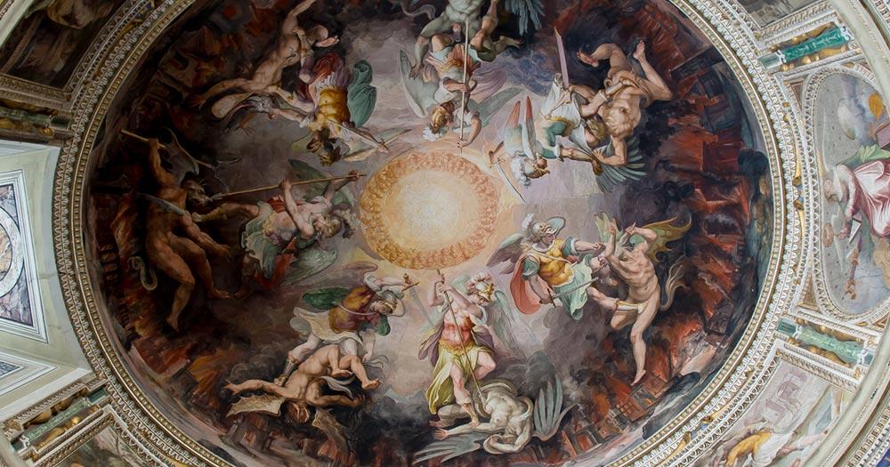Vatikanische Museen - Kuppelgemälde