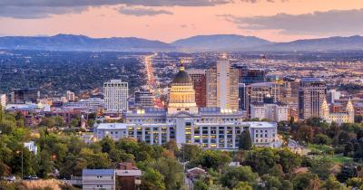 Salt Lake City - Bei Sonnenuntergang