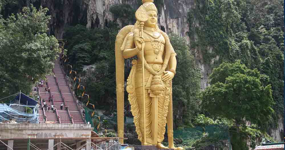 Kuala Lumpur - Batu Höhlen Statue