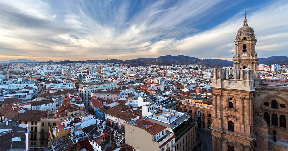 Malaga - Skyline von Malaga