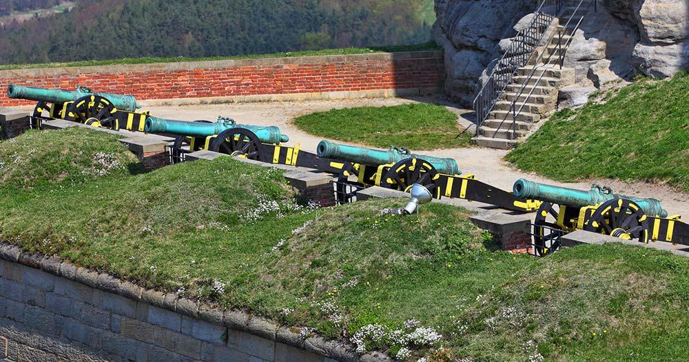 Militärhistorisches Museum Dresden - Historische Kanonen