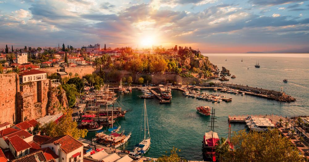 Antalya - Blick auf das Meer